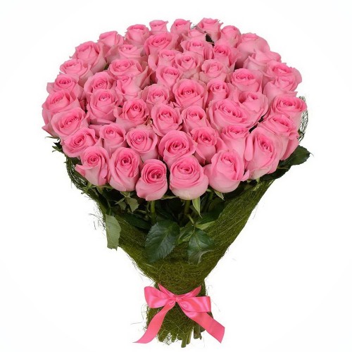 Pink Roses with Love Bouquet