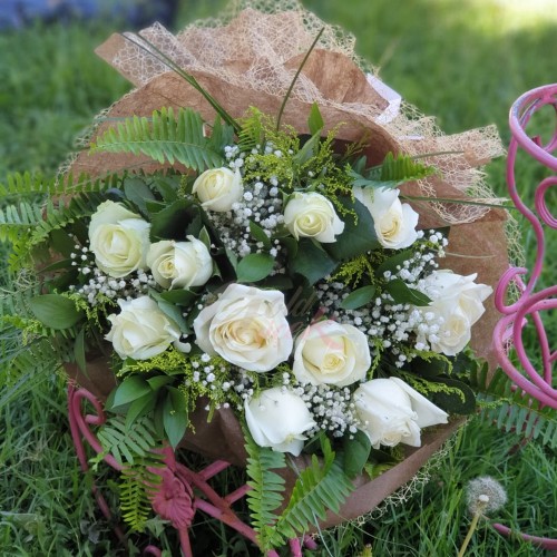 White Roses Bouquet