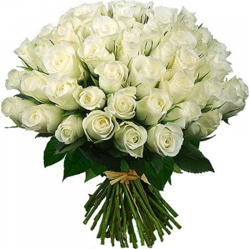 White Swan Rose Bouquet