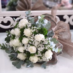 White Roses Bouquet 2