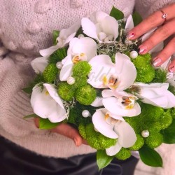 Orchid Bridal Bouquet 3