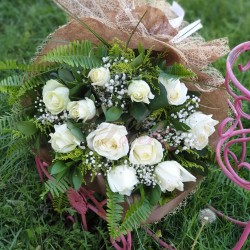 White Roses Bouquet 2