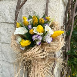 Yellow Gala decorated Bridal Bouquet 3
