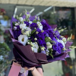 Purple Lisianthus Bouquet 2