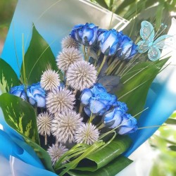 Blue Rose Love Bouquet 2